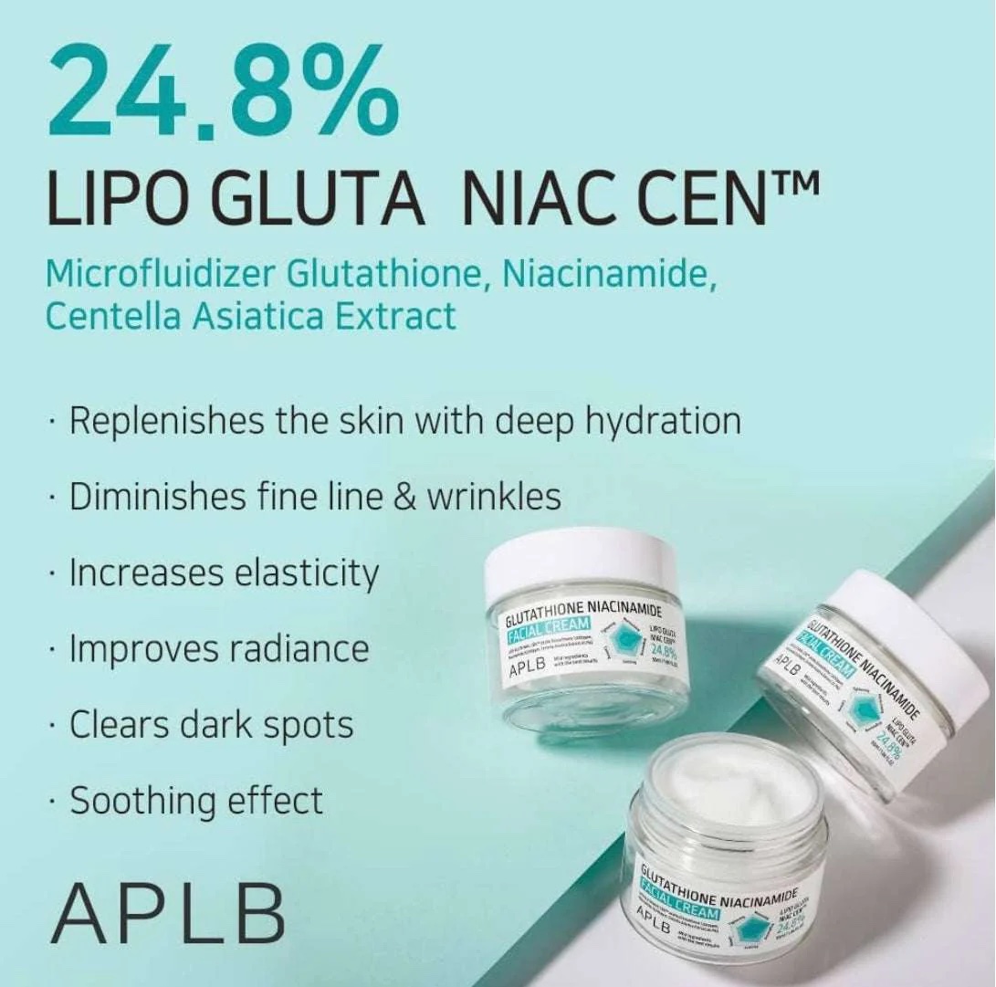 The APLB Glutathione Niacinamide Facial Cream - Image 2